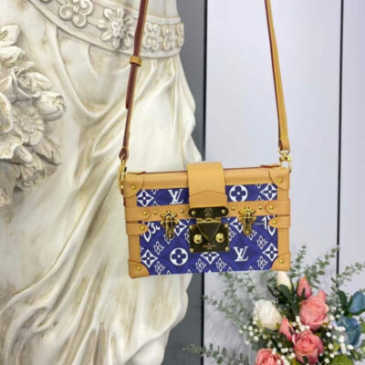 Replica Louis Vuitton Since 1854 Petite Malle M57212 Blue